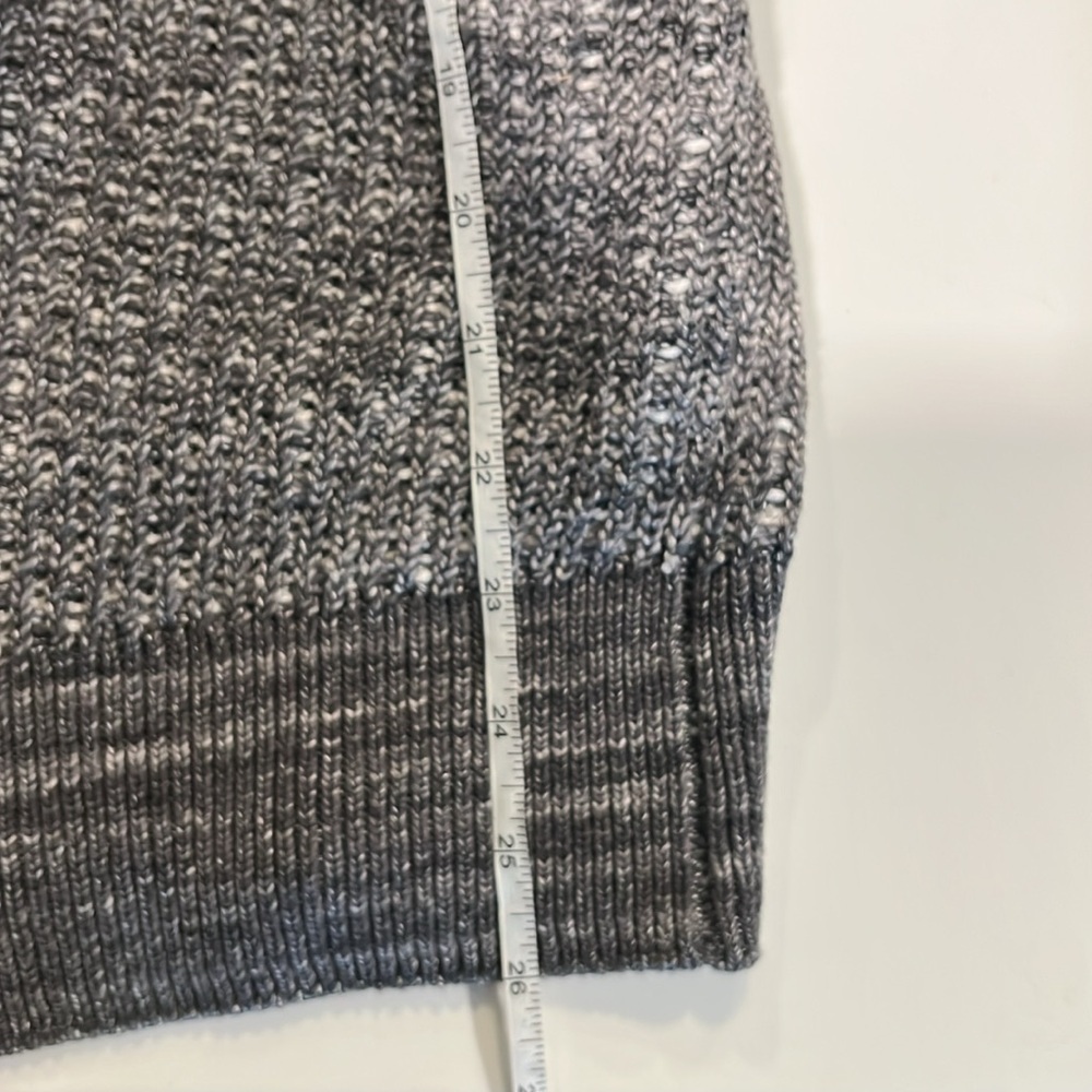 Prana - grey and white, “Abelle” tunic sweater, M, open weave - Picture 12 of 12